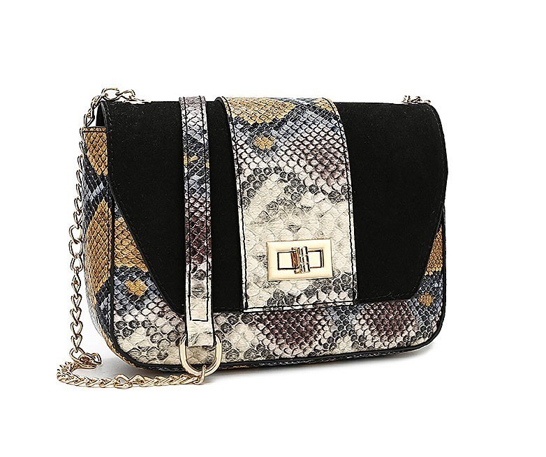 lipsy snake print cross body bag